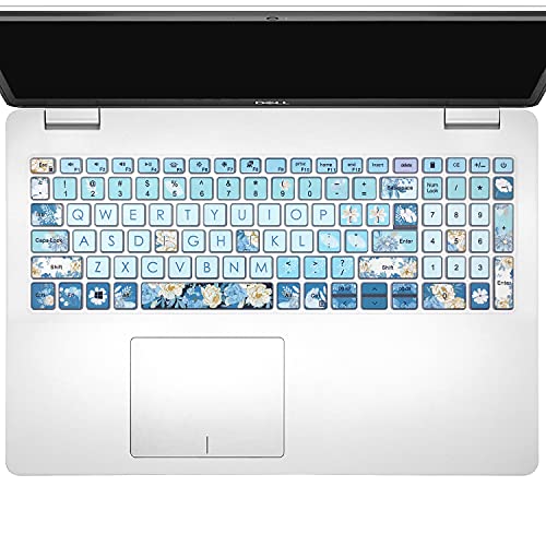 Keyboard Cover Skin for 2021 2020 2019 Dell Inspiron 15 5501 5502 5505 5508 5584 5590 5593 5598 15.6" / Inspiron 15 7000 7590 7591 7501 7506 7706 7790 / Vostro 7590 5590 7500,Peony - color: Peony