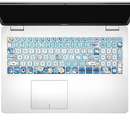 Keyboard Cover Skin for 2021 2020 2019 Dell Inspiron 15 5501 5502 5505 5508 5584 5590 5593 5598 15.6" / Inspiron 15 7000 7590 7591 7501 7506 7706 7790 / Vostro 7590 5590 7500,Peony - color: Peony