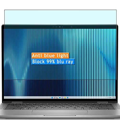 Vaxson 2-Pack Anti Blue Light Screen Protector, compatible with Dell Latitude 7000 7340 non touch 13.3" Laptop TPU Film Protectors Sticker [ Not Tempered Glass ]