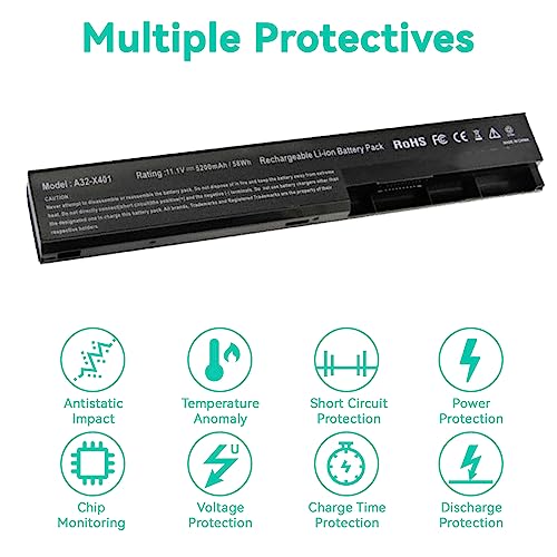 Fancy Buying Laptop Notebook Battery Compatible with Asus X501A X301 X301A X301U X401 X401A X401U X501 X501U A31-X401 A32-X401 A41-X401 A42-X401 - size: 10.13*2.15*0.77inch