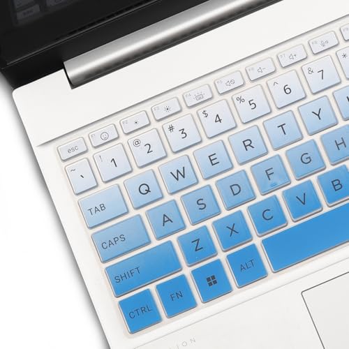 Keyboard Cover for 2025 2024 HP Laptop 15-fc 15-fd 15.6" Series 15z-fc000 15t-fd000 15-fd0123dx 15-fd0127dx 15-fc0245dx 15-fc0025dx 15-fd0023dx 15-fd0005dx 15t-fd100 fd0083wm 15-fc0093dx-OmbreBlue - color: OmbreBlue