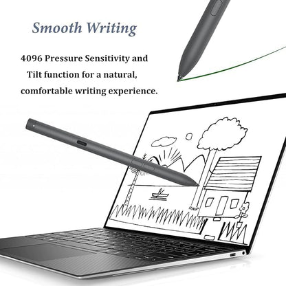 Premier Rechargeable Active Pen PN7522W Compatible for Dell Active Pen PN7522W Compatible with Dell 2-in-1s for Latitude 7350 Detachable/5350 9420 2-in-1,XPS Pen,for Inspiron 14/16 2-in-1 Laptops