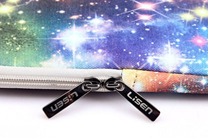 BSLVWG 10 Inch Laptop Sleeve Multi-Color & Size Choices Case/Water-Resistant Neoprene Notebook Computer Pocket Tablet Briefcase Carrying Bag/Pouch Skin Cover - color: Starry Sky Blue, size: 10 inch