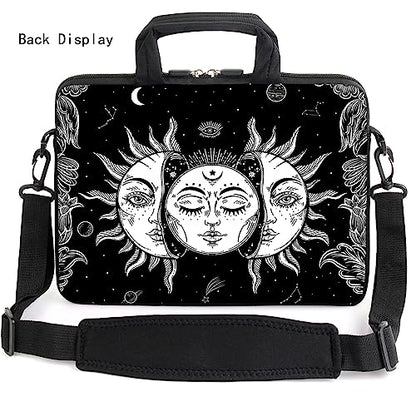 13" laptop bag laptop sleeve chromebook case adjustable shoulder strap with handle accessory pocket for men women (RYD-13-5) - color: Ryd-13-5