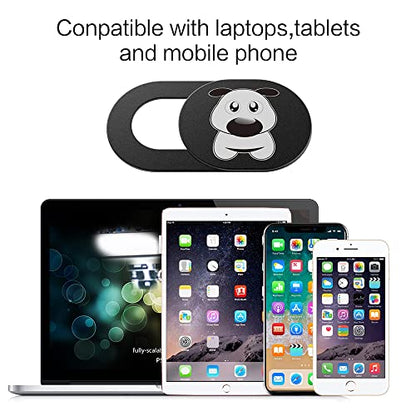 Cute Webcam Cover Slide Ultra Thin 0.027in Web Camera Lens Shutter for Laptop/iPhone/iPad/Smartphone- Protection Against Surveillance(3Pack)