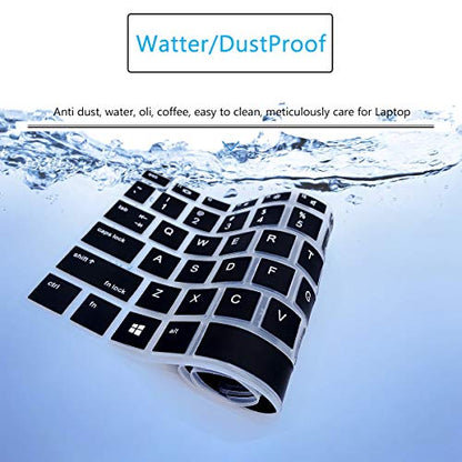 Keyboard Cover for HP ProBook 440 445 G9 G5 G6 G7 G8 G10, HP ProBook 430 G5, HP ProBook x360 440 G1, HP ProBook 640 G4 G5 G7 G8 14 inch Keyboard Protective Skin (Not fit 430/440/640 G2 G3) -Bk - size: 14 Inch