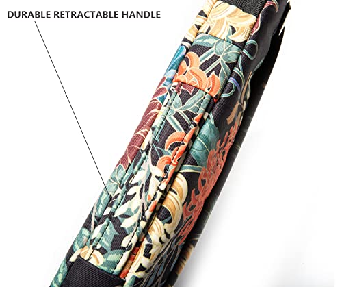 Kinmac 360° Protective Laptop Sleeve Case Bag Cover with Handle for MacBook Air 15 inch,15 inch-15.6 inch HP,Lenovo,Dell,ASUS,Acer Notebook Computer (Royal Chrysanthemum) - color: Royal Chrysanthemum, size: 15 inch-15.6 inch