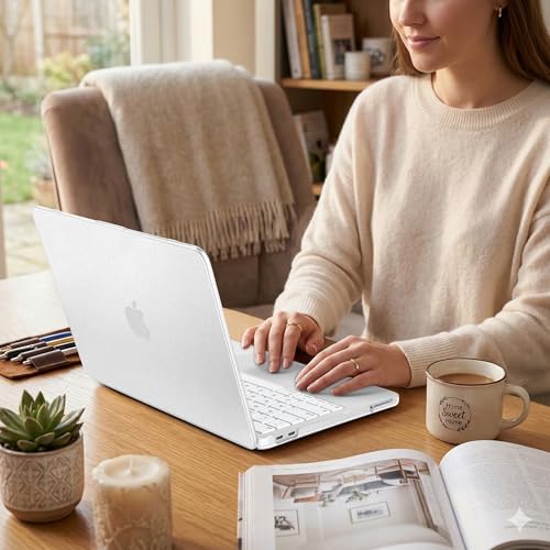 Matte Frosted Compatible with MacBook Neo 13 Inch 2026 (Model A3404 | A18 Pro Chip) | Anti-Fingerprint Hard Shell, Ultra Slim, Non-Slip, Lightweight Protective Cover | Frosted Clear - color: Matte Clear