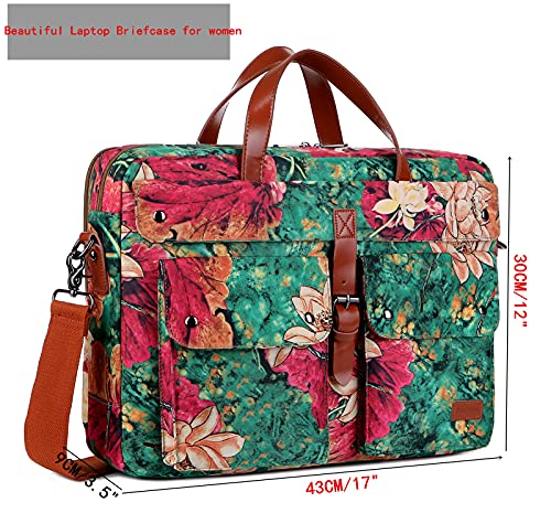 Baosha Multicoloured 17inch Laptop Computer Bag Messenger Bag Briefcase for Women BC-07 - color: Bs