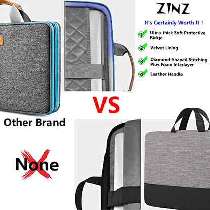 Slim Expandable Laptop Case 15.6 Inch Sleeve Upgraded Protective Durable Recycled Carrying Case Compatible with MacBook 15" & 16" and Most 15" 15.6" 16" Notebook,L01G02 - color: L01g02, size: 15.6"