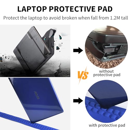 17 Inch Laptop Backpack for Travel Water Resistant College Backpack for Men/Women Laptop Bag with USB Charging Port,Black - color: Black