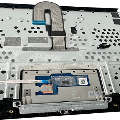 Laptop Palmrest Upper Case with US Keyboard Touchpad Assembly Replacement for HP Chromebook 11 G8 EE G8 EE Touch TPN-Q232 L90338-001 L90339-001 Top Cover Gray - color: Upper Case Assembly L90339-001