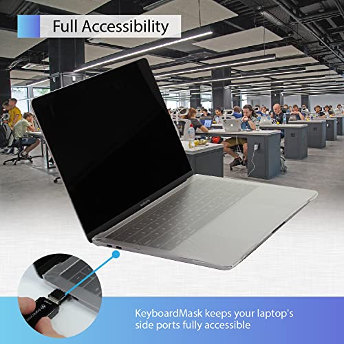 KeyboardMask Matte Keyboard Cover Compatible with 2021 Apple Magic Keyboard, 0.12mm Ultra Thin Wipeable Anti-Dust Protector (MacBook Air 13" 2018-2020) - size: Macbook Air 13" 2018-2020