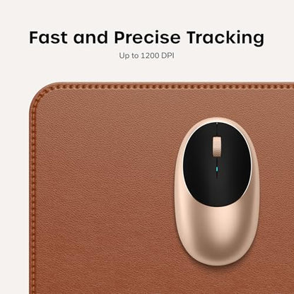 Satechi M1 Wireless Bluetooth Mouse, USB-C Rechargeable, Compact & Portable, for MacBook Air/Pro/Neo, iPad Air/Pro, iPad mini, Mac mini, iMac & Windows - Gold - color: Gold