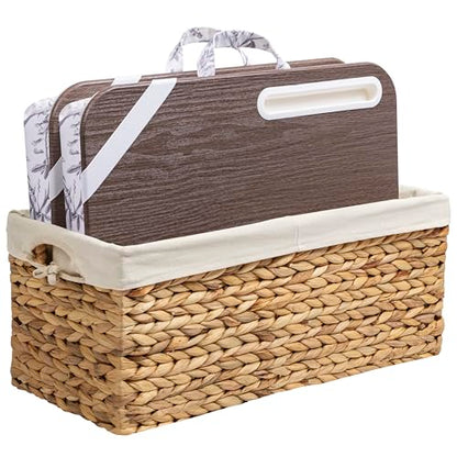 LAPGEAR Designer Lap Desk – Hummingbird Toile, 2-Pack with Storage Basket - color: Hummingbird Toile, size: 2-Pack Lap Desks + Basket