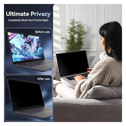 for 14" with 1920x1080P Laptops Privacy Screen for Microsoft Surface Pro 11,10, X,9, 8 for 16:9 Aspect Ratio Widescreen Monitor for 14" with(12.1inch/26.1x16.3 cm) - size: 12.1inch/26.1x16.3 cm