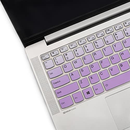 Keyboard Cover for 14" Lenovo Ideapad Silm 7 7i 14, Ideapad Silm 7 7i Pro 14", Lenovo Flex 5 14", Ideapad 5 14", IdeaPad Flex 5 5i 14, ThinkBook 14 14s G2 G3 Keyboard Cover - color: GPurlple