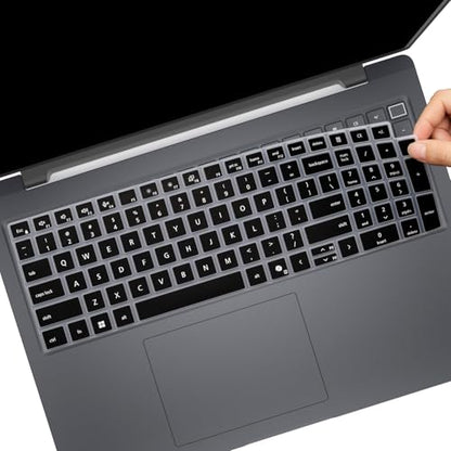 Keyboard Cover Skin for 2026 2025 Dell Pro 16 PC16250 PC16255 /Dell Pro 16 Plus PB16250 PB16255/Dell Pro Max 16 MC16250 MC16255 MB16250 16" Laptop (NOT FIT Dell Pro 16 Premium, Pro 3/5/7 16") - color: Black