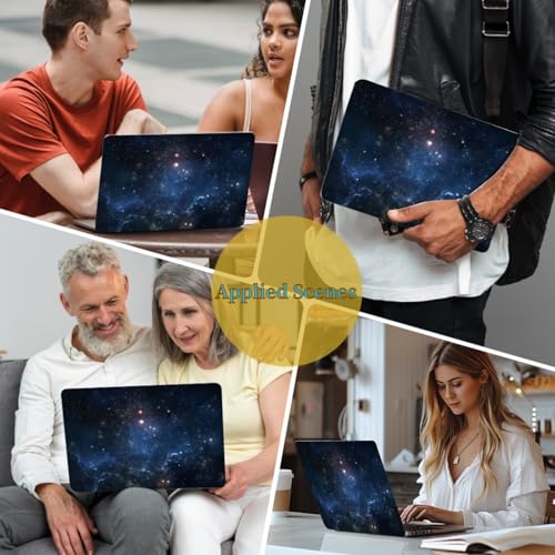 Compatible with MacBook Pro 14 inch Pro/Max Case 2025-2021 M5/M4/M3/M2/M1 Models A3434 A3185 A3401 A3112 A2918 A2992 A2779 A2442, Plastic Laptop Shell & Keyboard Cover, Blue Polar Star - color: Blue Polar Star, size: Pro 14.2" (2026-2021)M5/M4/M3/M2/M1