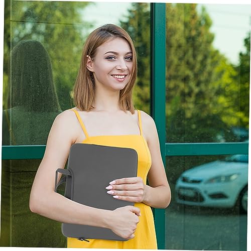 Laptop Carrying Tote Handheld Bag Laptop Protector for Business Travel Storage Double Zippers Scratch-resistant for Women and Men