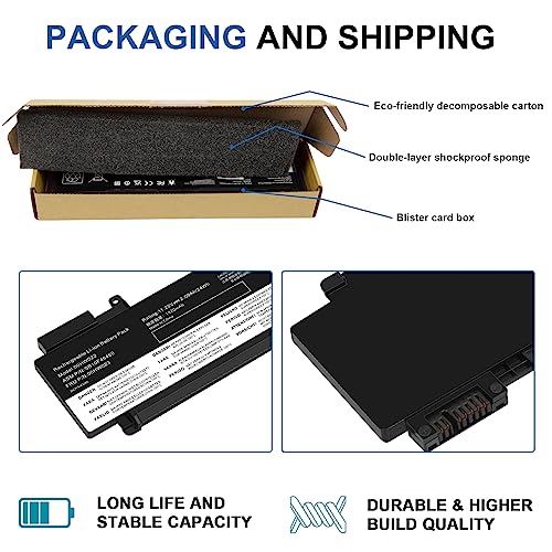 ASUNCELL 11.25V 24Wh 00HW022 00HW023 Battery for Lenovo ThinkPad T460s T470s Series SB10F46460 SB10F46461 SB10F46474 SB10F46475 00HW036 00HW037 - size: 00HW022 12.36 * 4.13 * 0.73 in