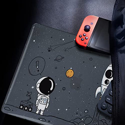 for MacBook Air 13 inch Case 2020 2019 2018 Release M1 A2337 A2179 A1932, Glitter Crystal Pritned Pattern Hard Case Cover for Mac Air 13.3" Retina Display Touch ID, Astronauts & Spacecraft - color: Astronauts & Spacecraft
