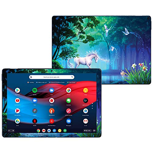 MightySkins Skin Compatible With Google Pixel Slate 12.3" (2018) - Unicorn Fantasy | Protective, Durable, and Unique Vinyl Decal wrap cover | Easy To Apply, Remove, and Change Styles | Made in the USA - color: Unicorn Fantasy