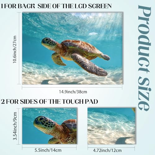SUPERDANT Laptop Skin Sticker Sea Turtle Laptop Decals Personalized Universal Notebook Computer Wrap Vinyl Skin Stickers Cover Art Decal Removable 12-15.6 Inch Waterproof Scratch-Resistant Gifts - style: Sea Turtle