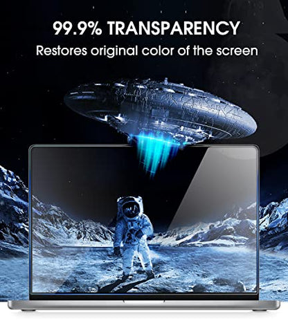amFilm Screen Protector for MacBook Pro 16.2'' M4/M3/M2/M1 Chip | Scratch Protection, Easy to Instllation & Bubble Free, HD Clear, Ultra Thin (Regular 16.2 inch) - size: 16.2 inch