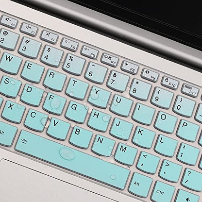 Keyboard Cover for Lenovo IdeaPad Flex 5 5i 14" 2-in-1, Ideapad 5 5i 14", Ideapad Pro 5/Pro 5i 14", Lenovo Yoga 5i 7i 14, Lenovo Slim 7 9 14", IdeaPad Slim 5 5i 7 7i 14", ThinkBook 14 14s G2 G3 - color: MintGreen