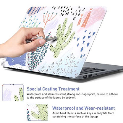 12.1 13 13.3 14 15.4 15.6 Inch Laptop Skin Decal, Laptop Skins Stickers Decals for Notebook PC, Universal Reusable Vinyl Laptop Cover Sticker, Waterproof Art Deal Protector I Cute Cactus Plants - color: Cute Cactus Plants