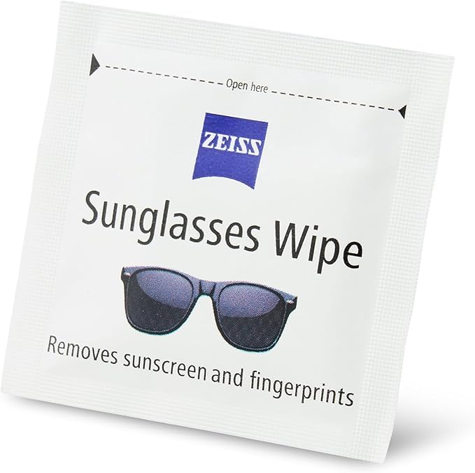 ZEISS Pre Moistened Sunglasses Cleaning Wipes 120 Count - size: 120 Count (Pack of 1)