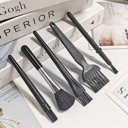 Anti Static Brush Set-5 Piece Keyboard Cleaning Brush and ESD Safe Electronic Dust Cleaning Brushes Kit for Computer,Laptop,Camera,Car Vents,PC Cleaning