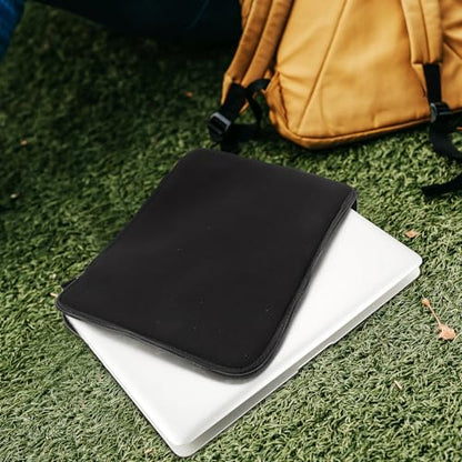 Zerodeko Shockproof 13-inch Laptop Inner Bag and Tablet Sleeve for Travel, Lightweight Neoprene Protective Case Compatible with Ipad, Black