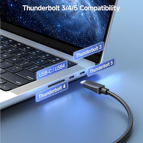 Cable Matters 20Gbps USB C to USB C Monitor Cable - 6ft / 1.8m, Supports Up to [8K@30Hz / 4K@120Hz Video, 240W Charging, 20Gbps Data Transfer], USBC Video Cable, Works with CarPlay, Android Auto - size: 6 ft