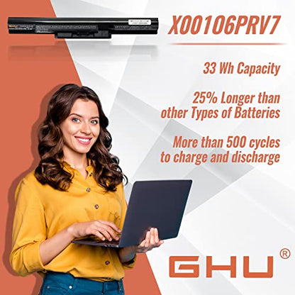 GHU VGP-BPS35 Laptop Battery Replacement for Sony VAIO Fit 14E 15E Series, Compatible with SVF1521A2E SVF15217SC SVF14215SC SVF15218SC VGP-BPS35A - style: 33Wh/(VGP-BPS35)