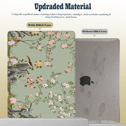 Laptop Shell for MacBook Air 11 inch Case 2015 2014 2013 2012 2011 2010 Release Model A1465 A1370,Air 11.6" Snap on Protective Laptop Hard Case & Keyboard Cover,Flowers & Birds - color: Flowers & Birds, size: Air 11" 2010-2015(A1370/A1465)