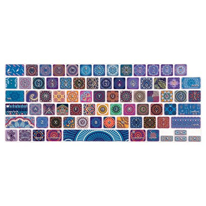Keyboard Cover for MacBook Pro 14''/16'' (A2442 A2779 A2918 A2992 A2485 A2780 A2991) M1 M2 M3 Pro/Max, MacBook Air 13.6''/15'' (A2941 A3114 A2681 A3113) M2 M3, Bohemian