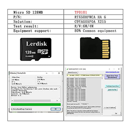 Factory Wholesale Micro SD Card 128MB (0.12GB) Pack of 3 in Bulk Low Capacity for MP3/Old Phones/Small Files Only -Not for Cameras/Dashcams/GB Devices - size: 128MB Class4