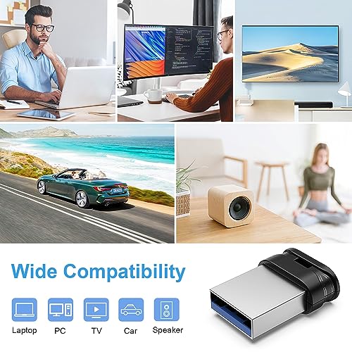RAOYI 16GB USB Flash Drive, USB 2.0 Mini Fit Memory Stick Ultra Slim Thumb Drive Jump Drive Zip Drive Pen Drive with Lanyard-Black - color: black 1 pack, size: 16GB-2.0
