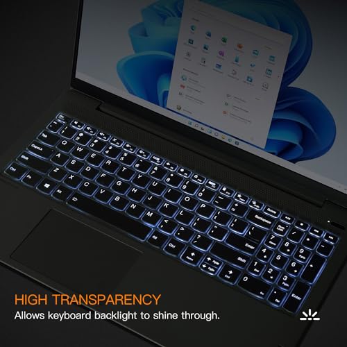 CaseBuy Premium Keyboard Cover Ultra Thin for Lenovo IdeaPad 1/IdeaPad 1i 15.6/2026-2022 Lenovo V15 G6 G5 G4 G3 G2 / IdeaPad 3i Laptop 2023 / IdeaPad 5 Slim 16 / IdeaPad Flex 5 5i 16" Protector
