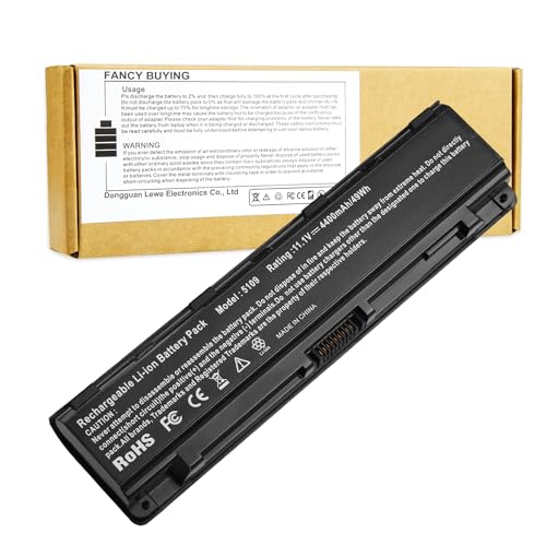 Fancy Buying New PA5109U-1BRS Battery for Toshiba PA5023U-1BRS PA5025U-1BRS S70DT C55-A5302 C55-A5308 C55-A5309 C55D-A5150 - size: 7.86*2.15*0.78inch PA5109U