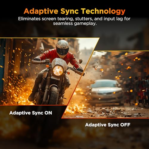 KOORUI 25 inch Curved Gaming Monitor 240Hz FHD 1080P, 1500R 1ms Display | Adaptive Sync, 90% DCI-P3, Eye Care, HDMI×2 and DP, VESA Mount, Tilt, FPS Gaming, Esports Players, Competitive Gaming - size: 25inch 240Hz/FHD/Curved