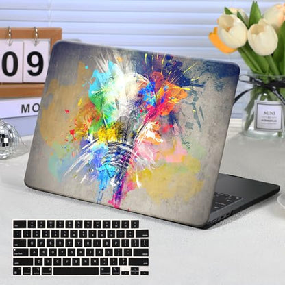 Funut Compatible with MacBook Air 13 inch Case 2022 2021 2020 2019 2018 A2337 M1 A2179 A1932 Touch ID,MacBook Air M1 Cover Protective Plastic Hard Shell Case + Keyboard Cover,11Creative Lamp - color: Creative Lamp, size: Mac Air 13" 2018-2022(A1932/A2179/