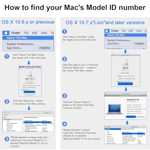 Futurebatt A1417 Replacement Battery for MacBook Pro 15 inch Model A1398（Early 2013 Mid 2012）, Model EMC 2673 2512 Identifier: MacBookPro10,1 MC975LL/A ME665LL/A - size: A1417 14.61, 6.73, 0.98in