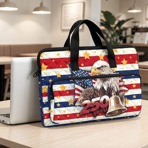 Laptop Sleeve, Laptop Cover with Adjustable Strap Computer Bag Tablet Notebook Sleeves Handbag Messenger Briefcase - color: Us 250 Years