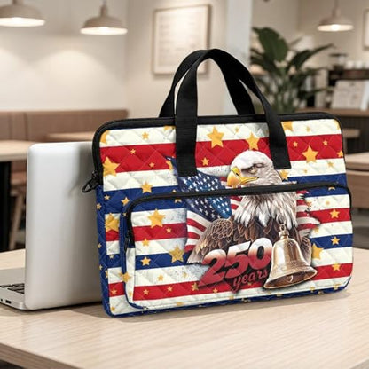 Laptop Sleeve, Laptop Cover with Adjustable Strap Computer Bag Tablet Notebook Sleeves Handbag Messenger Briefcase - color: Us 250 Years