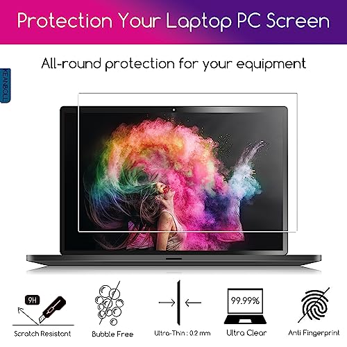 2 Pack 14 Inch Tempered Glass Laptop Screen Protector Compatible with All Other 14" Laptops Portable Monitor with 16:10 Aspect Ratio, (11.9 x 7.4 in, W x H) - Ultra Clear 9H, 14 Tempered Glass Shield - size: Glass-14-Inch 16:10