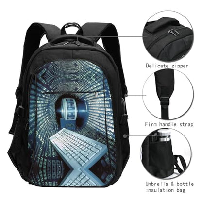 Travel Laptop Backpack Business Backpack for Men Women Computer technology Travel Backpack with USB Charging Port