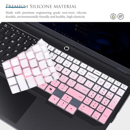 Keyboard Cover for Lenovo Legion Pro 5 5i 7 7i Gen 10 16", Lenovo Legion 5 5i 7i Gen 10 / Legion 9 9i Gen 10 18" Keyboard Skin Protector [Not fit for Legion Pro 5 5i 7 7i Gen 8/9 15.6"]- Gradual Pink - color: Gradual Pink